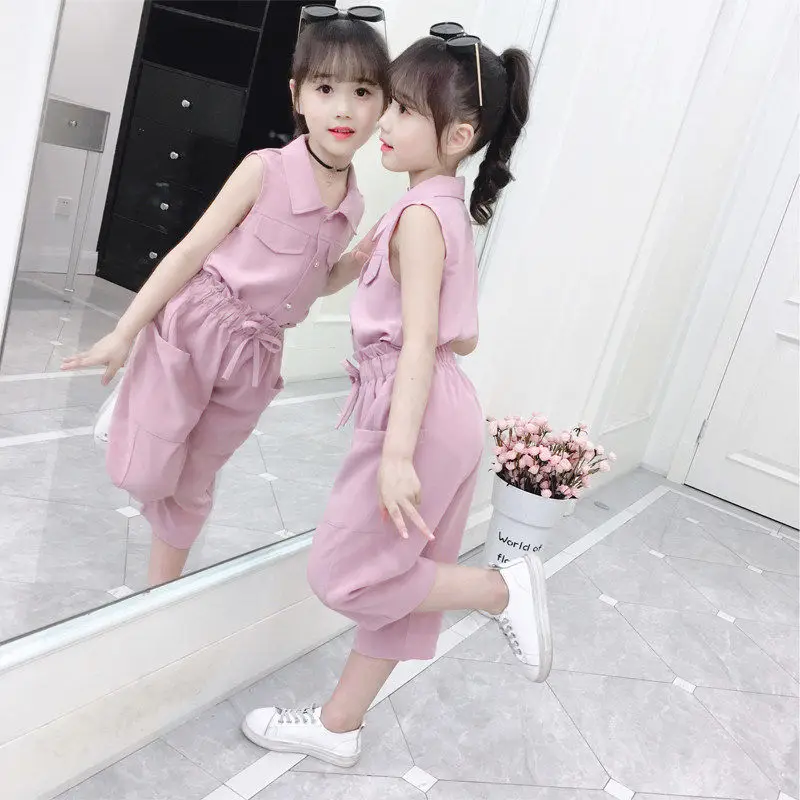 Teen Girls Chiffon Sets 2022 New Summer New Brand Girls Clothes Red/Pink Sleeveless Top +Pants 2Pcs Children Clothes 4 6 8 10 12
Teen Girls Chiffon Sets 2022 New Summer New Brand Girls Clothes Red/Pink Sleeveless Top +Pants 2Pcs Children Clothes 4 6 8 10 12