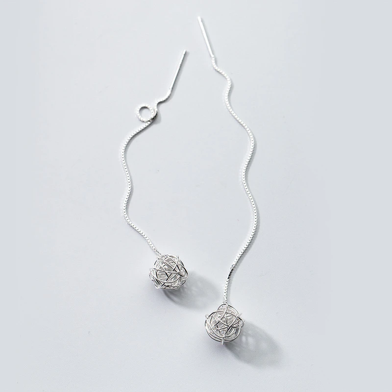 Bbabydxudzhi 100% Real 925 Sterling Silver Elegance Silk Ball Dangle Earrings For Fashion Women Jewelry Party Gift E7159
Bbabydxudzhi 100% Real 925 Sterling Silver Elegance Silk Ball Dangle Earrings For Fashion Women Jewelry Party Gift E7159