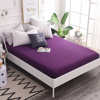 Cotton Fitted Sheet Four Corners With Elastic Band Mattress Cover solid color Bed Sheet high count high density twill material
Cotton Fitted Sheet Four Corners With Elastic Band Mattress Cover solid color Bed Sheet high count high density twill material