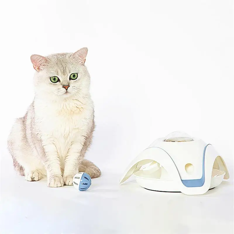 The New Pet Puzzle Entertainment Cat Toy Leaking Food Interactive Fun Toy 360-Degree Rotating Sound Toy With Bell Ball
The New Pet Puzzle Entertainment Cat Toy Leaking Food Interactive Fun Toy 360-Degree Rotating Sound Toy With Bell Ball