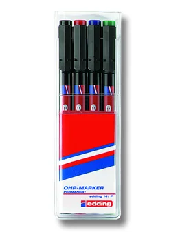 A set of markers for projector films. 1. M. 4 colors in Asso set
A set of markers for projector films. 1. M. 4 colors in Asso set