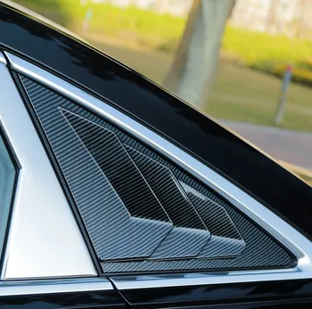 Car Styling Carbon Fiber Rear Window Triangle Shutters Decoration Panel Cover Stickers For Audi A6 C8 2018-2019 Auto Accessories 
Car Styling Carbon Fiber Rear Window Triangle Shutters Decoration Panel Cover Stickers For Audi A6 C8 2018-2019 Auto Accessories