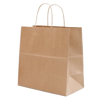 30Pcs Kraft Paper Bag Tote Bag Shopping Gift Bag Takeaway Packaging Paper Bag Round Rope Tote Bag 
30Pcs Kraft Paper Bag Tote Bag Shopping Gift Bag Takeaway Packaging Paper Bag Round Rope Tote Bag