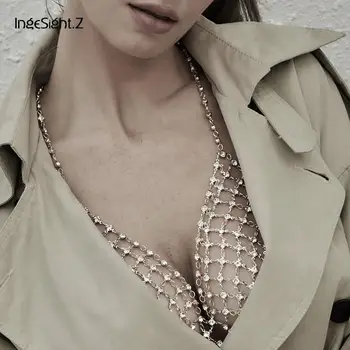 Trendy Crystal Chain Necklace Body Chest Chain Sexy Women Beach/Wedding/Party Bra Bikini Charm Female Statement Jewelry
Trendy Crystal Chain Necklace Body Chest Chain Sexy Women Beach/Wedding/Party Bra Bikini Charm Female Statement Jewelry