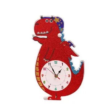5D Diamond Painting Cartoon Dinosaur Clock Embroidery Kit Full Round Crystal Rhinestone Painting for Kids Mosaic Making Arts
5D Diamond Painting Cartoon Dinosaur Clock Embroidery Kit Full Round Crystal Rhinestone Painting for Kids Mosaic Making Arts