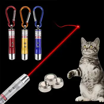 Red Laser Pen Cat Toy Interactive LED Light Beam Pointer Pet Toy Scratch Training Tool Work Teaching Training(Random Color)
Red Laser Pen Cat Toy Interactive LED Light Beam Pointer Pet Toy Scratch Training Tool Work Teaching Training(Random Color)
