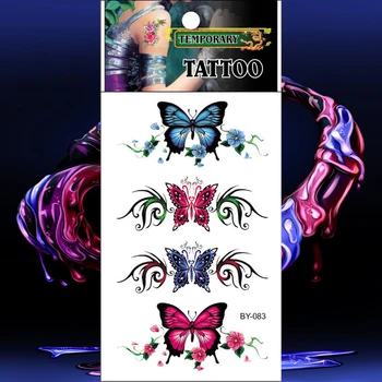 Waterproof Tattoo Sticker Colorful Butterfly Temporary Tatoo Body Art Arm Hand Shoulder Men Girl Women Fake Tattoos Flash Tatto 
Waterproof Tattoo Sticker Colorful Butterfly Temporary Tatoo Body Art Arm Hand Shoulder Men Girl Women Fake Tattoos Flash Tatto