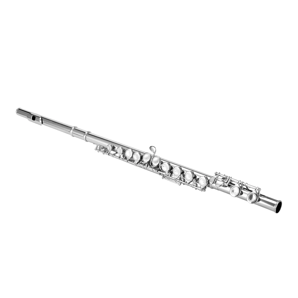16 Holes C Key Flute Nickel Plating Flutes for Beginner Band Performance Grading Test Woodwind Instrument
16 Holes C Key Flute Nickel Plating Flutes for Beginner Band Performance Grading Test Woodwind Instrument
