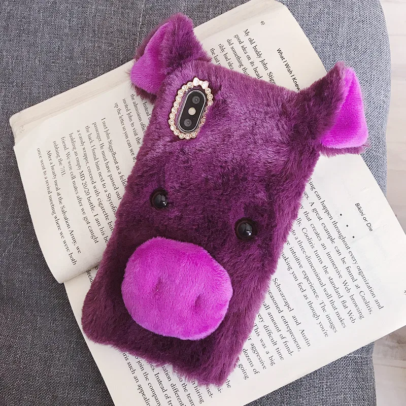 Cute plush phone case silicone pig phone case for Huawei Y6-2 Y5-2 Y5 Y7 Y9 2018 Y5 2018 Y6 7 Prime 2019 FUNDA
Cute plush phone case silicone pig phone case for Huawei Y6-2 Y5-2 Y5 Y7 Y9 2018 Y5 2018 Y6 7 Prime 2019 FUNDA