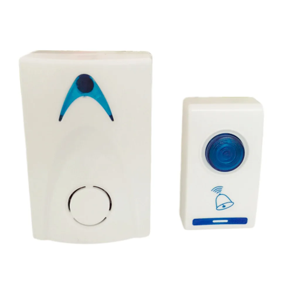 

LED Wireless Chime Door Bell Doorbell & Wireles Remote control 32 Tune Songs C1 100M Range for Home Office Hotel