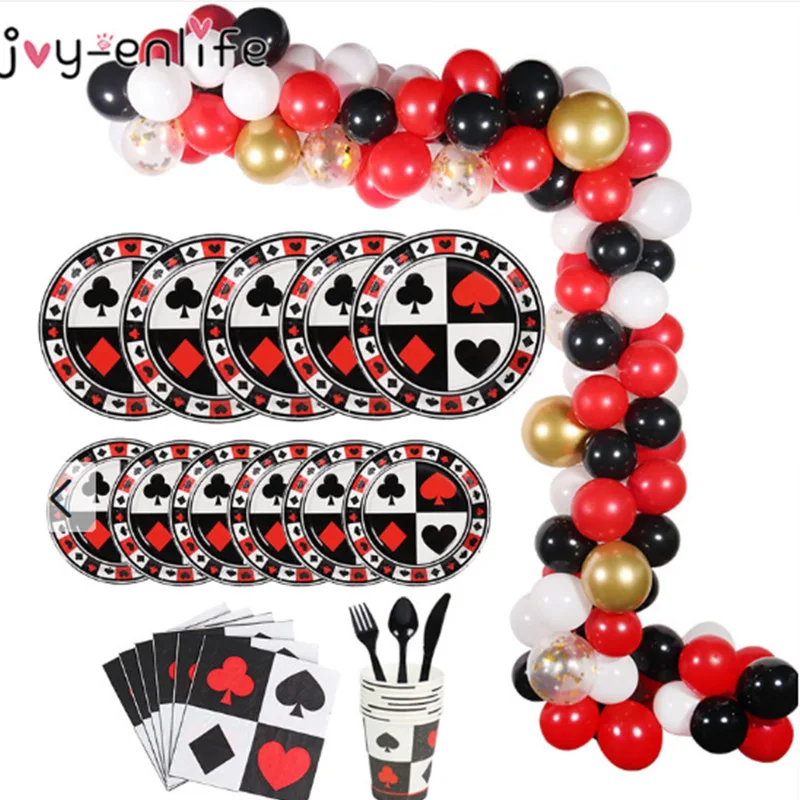 Joy-Enlife Magic Playing Card Theme Party Disposable Tableware Spades A Aluminum Film Balloon Wedding Arrangement Decoration
Joy-Enlife Magic Playing Card Theme Party Disposable Tableware Spades A Aluminum Film Balloon Wedding Arrangement Decoration