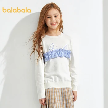 Balabala sweater Girls children autumn clothes 2020 new wild bottoming shirt pure cotton fashion Korean version 
Balabala sweater Girls children autumn clothes 2020 new wild bottoming shirt pure cotton fashion Korean version