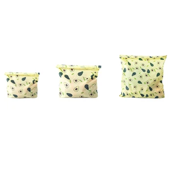 Environment Friendly Fresh Cloth Reusable Natural Beeswax Keeping Bag Food Packaging Fruit Storage Cloth-Avocado Style
Environment Friendly Fresh Cloth Reusable Natural Beeswax Keeping Bag Food Packaging Fruit Storage Cloth-Avocado Style