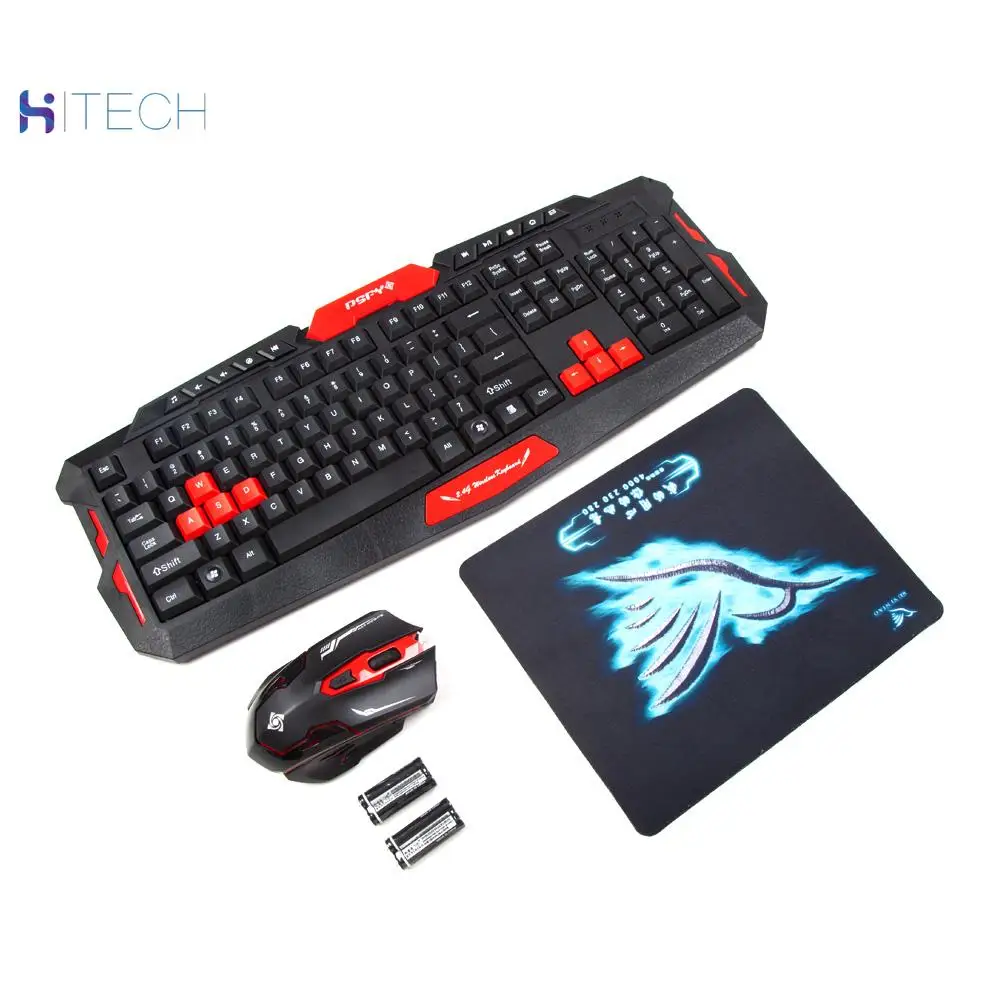 Wireless keyboard and mouse set red black red net bag + send battery send mouse pad Wireless keyboard
Wireless keyboard and mouse set red black red net bag + send battery send mouse pad Wireless keyboard