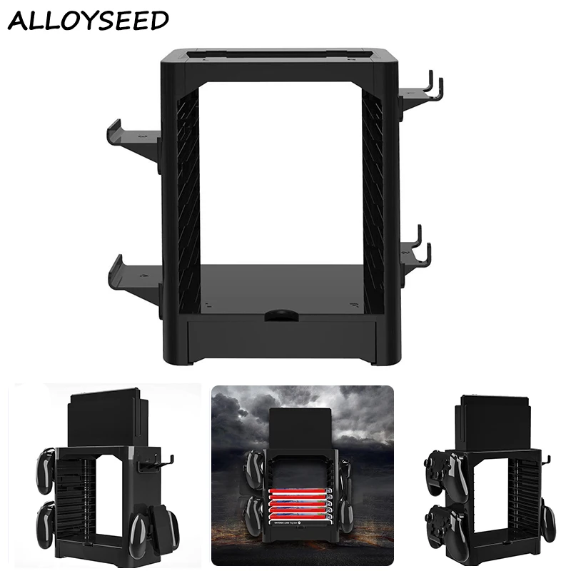 Black Universal Multi-function Disk Storage Tower Game Card Box Storage Stand Holder Bracket Durable for Nintend Switch Console
Black Universal Multi-function Disk Storage Tower Game Card Box Storage Stand Holder Bracket Durable for Nintend Switch Console