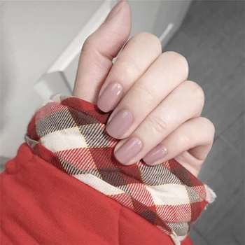 Beautiful sakura pink pure color fake nails Japanese 24pcs french false nails bride lady full nail tips short size
Beautiful sakura pink pure color fake nails Japanese 24pcs french false nails bride lady full nail tips short size