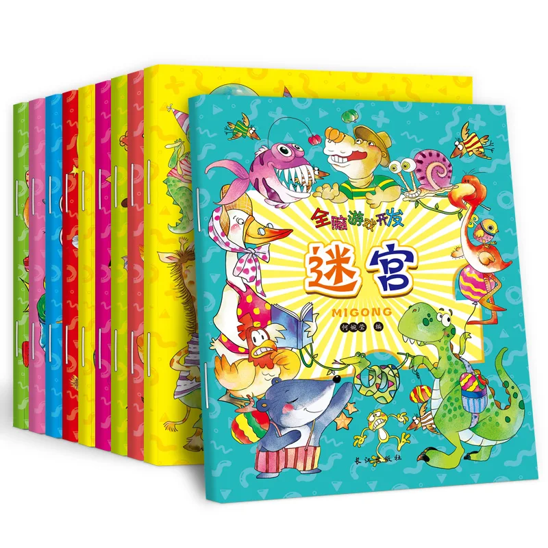 10 Books For Children's Brain Potential Development Logical Thinking Puzzle Game Book Early Education Coloring Drawing Kids Book
10 Books For Children's Brain Potential Development Logical Thinking Puzzle Game Book Early Education Coloring Drawing Kids Book