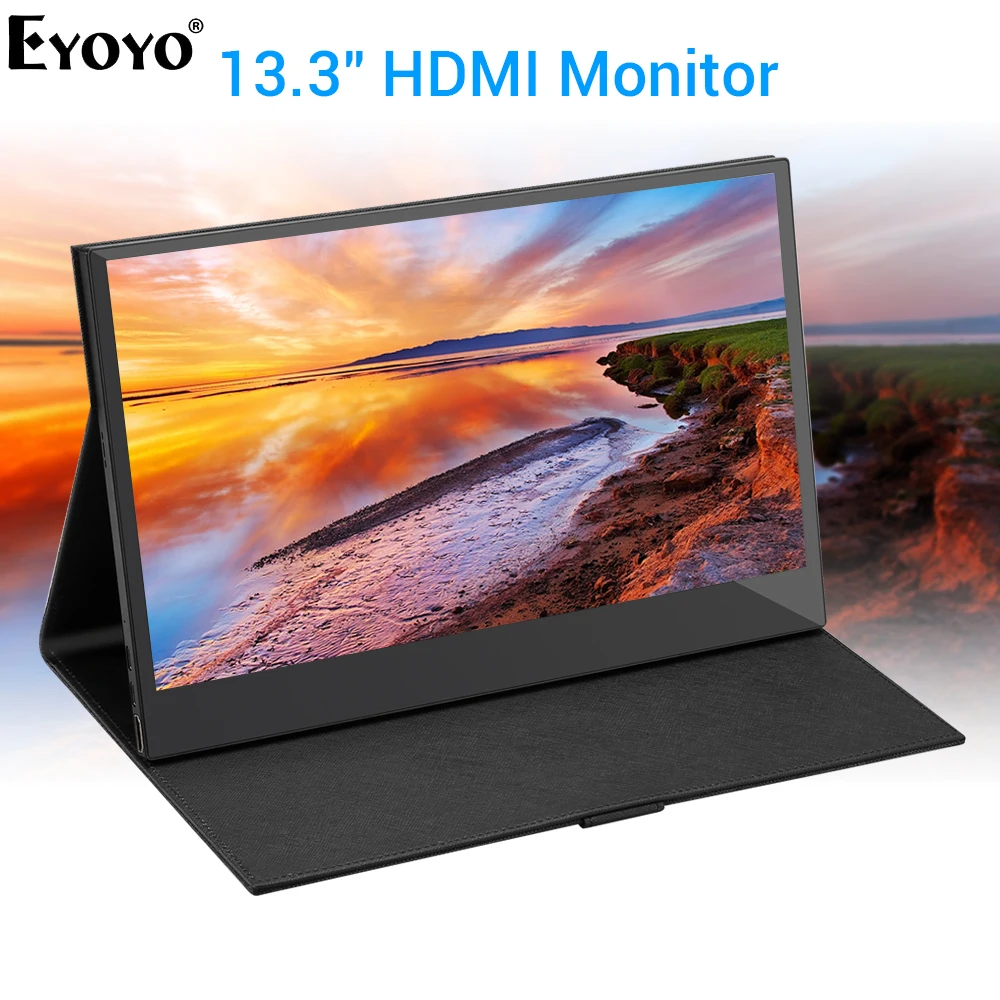 Eyoyo EM13L 13.3" 1920X1080 Portable PC Monitor 72% NTSC IPS LCD Screen HDMI Type USB C Display for Laptop PS4 Xbox Raspberry Pi
Eyoyo EM13L 13.3" 1920X1080 Portable PC Monitor 72% NTSC IPS LCD Screen HDMI Type USB C Display for Laptop PS4 Xbox Raspberry Pi