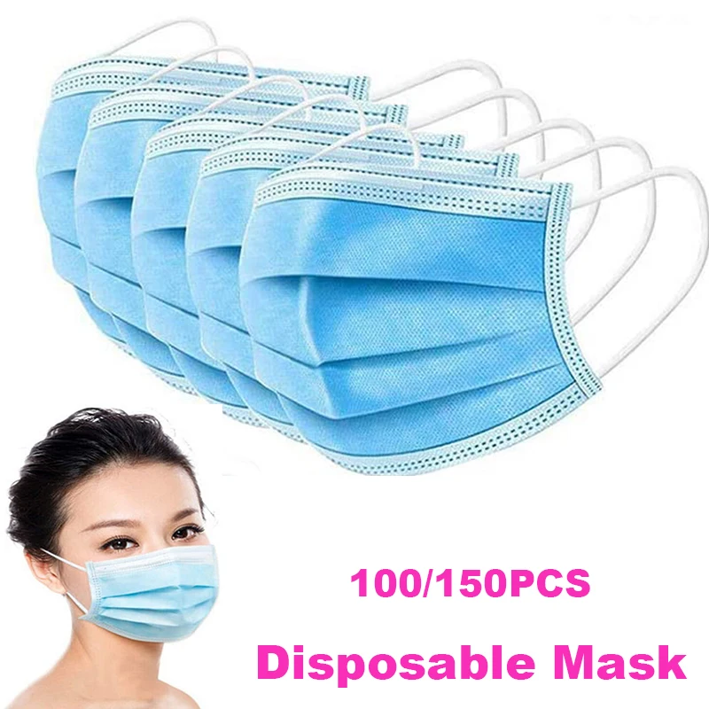 100/150Pcs Clean Disposable Face Mask 3 Soft Layers in Each Mask Breathable Comfortable Disposable Mask
100/150Pcs Clean Disposable Face Mask 3 Soft Layers in Each Mask Breathable Comfortable Disposable Mask