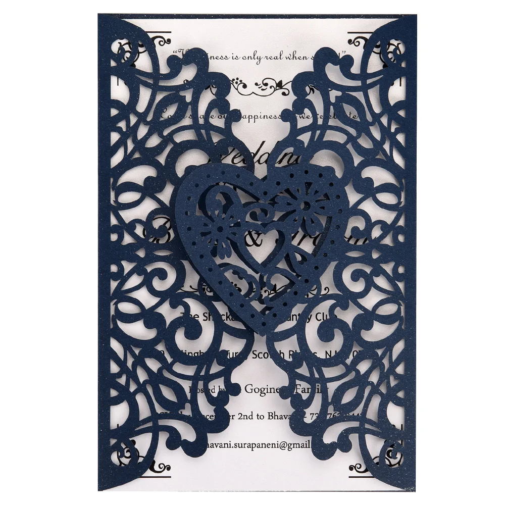features:  invitation cards for wedding, birthday party