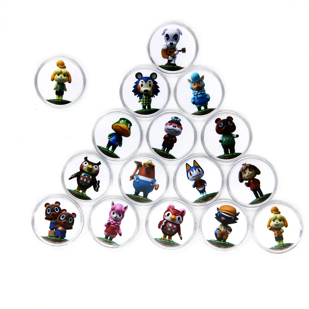 A Set/16pcs High Quality Animal Crossing Of amiibo Festival Collection NFC Card Circular Coin Readable Game Card Tag
A Set/16pcs High Quality Animal Crossing Of amiibo Festival Collection NFC Card Circular Coin Readable Game Card Tag