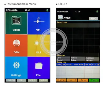 2019 Hot TM290 Mini Smart OTDR 1310 / 1550nm with VFL / OPM / OLS Touch Screen OTDR Optical Domain Time OTDR
2019 Hot TM290 Mini Smart OTDR 1310 / 1550nm with VFL / OPM / OLS Touch Screen OTDR Optical Domain Time OTDR