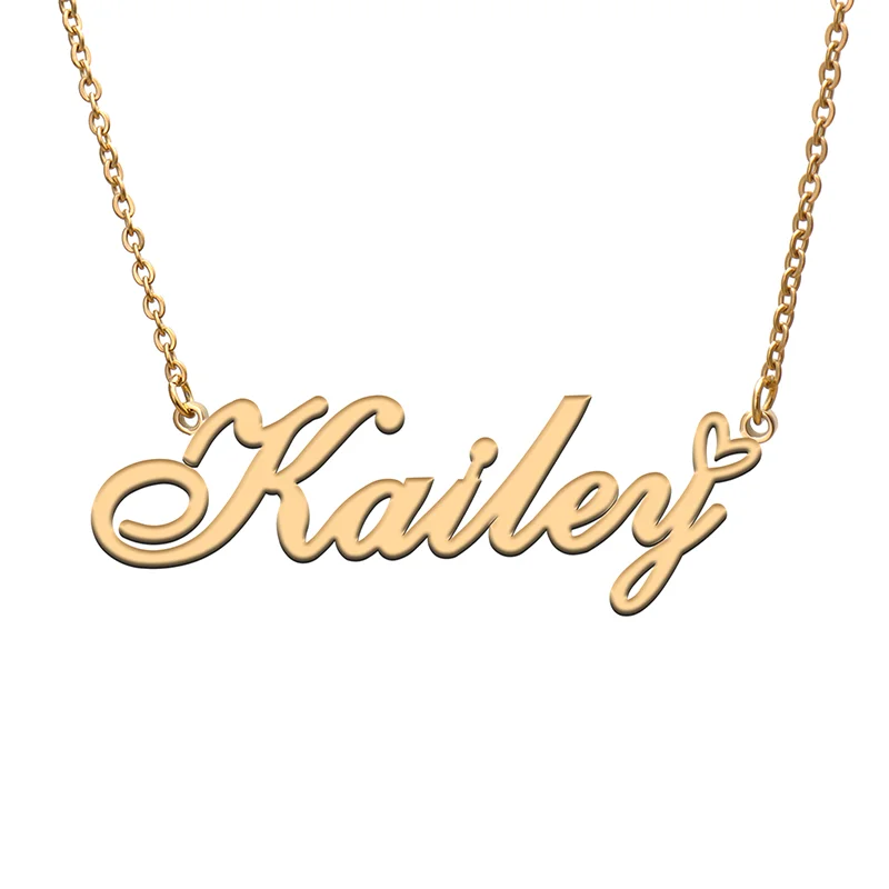 Kailey Name Tag Necklace Personalized Pendant Jewelry Gifts for Mom Daughter Girl Friend Birthday Christmas Party Present
Kailey Name Tag Necklace Personalized Pendant Jewelry Gifts for Mom Daughter Girl Friend Birthday Christmas Party Present
