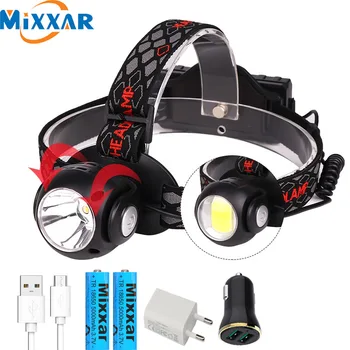 Dropshipping T6+COB headlamp LED Rotate head lamp Waterproof 5 modes Headlight USB Charger 18650 battery for camping/Emergency
Dropshipping T6+COB headlamp LED Rotate head lamp Waterproof 5 modes Headlight USB Charger 18650 battery for camping/Emergency