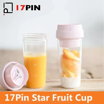 17PIN Fruit Cup Portable Juicer DIY Mini Juicer 400ml Fruit Cup Magnetic Charging Of Quick Juice suitable
17PIN Fruit Cup Portable Juicer DIY Mini Juicer 400ml Fruit Cup Magnetic Charging Of Quick Juice suitable