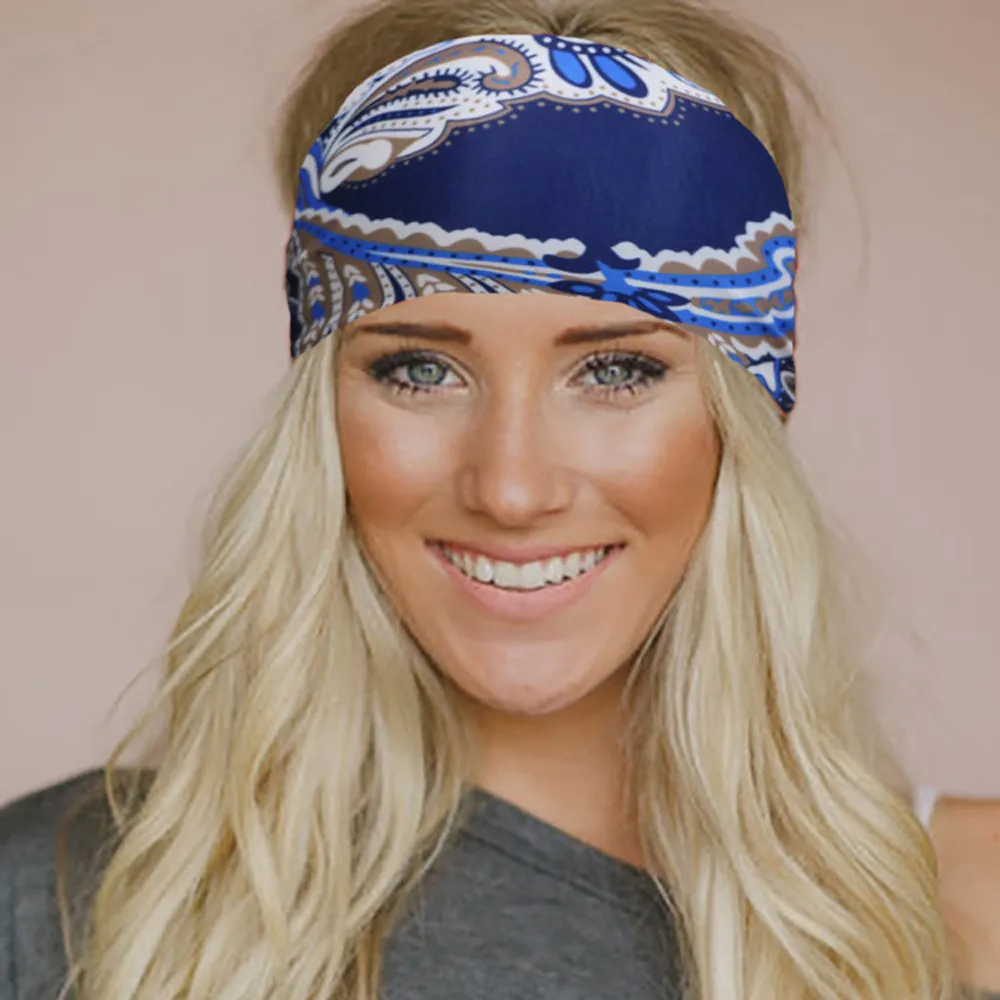 Wide Headbands Blue Pattern Hairband Elastic Polyester Stretch Turban Head Wrap Scarf Hat Ocean Printing Hair Accessories
Wide Headbands Blue Pattern Hairband Elastic Polyester Stretch Turban Head Wrap Scarf Hat Ocean Printing Hair Accessories