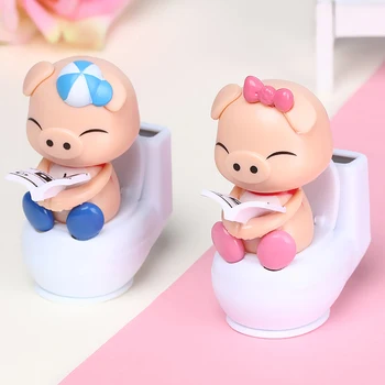 2020 HOT Cute Solar Power Piggy Sitting On Toilet Flip Flap Home Car Ornament Office Decor Funny Gift Geat for Kids Novelty Toy 
2020 HOT Cute Solar Power Piggy Sitting On Toilet Flip Flap Home Car Ornament Office Decor Funny Gift Geat for Kids Novelty Toy