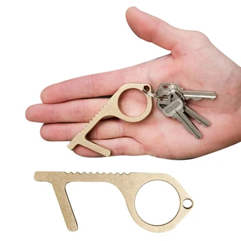 EDC Door Opener Door Handle Key Metal Door Opener Portable Door Handle Press Elevator Tool Hygiene Hand EDC Tool
EDC Door Opener Door Handle Key Metal Door Opener Portable Door Handle Press Elevator Tool Hygiene Hand EDC Tool
