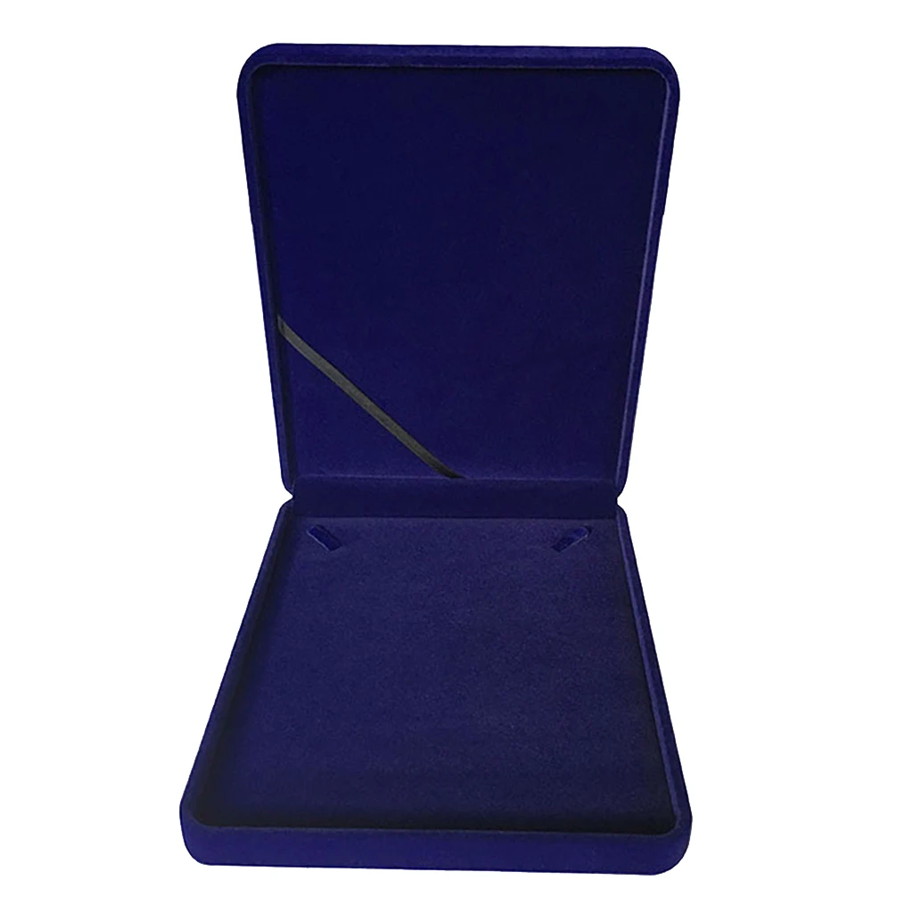 Velvet Jewelry Long Necklace Box – Chain Pendant Display Organizer Gift Box