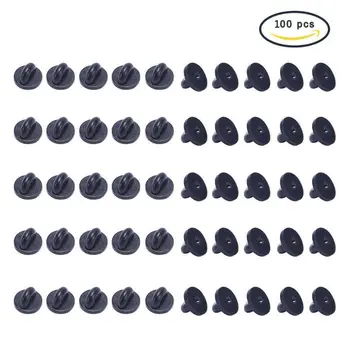 100Pcs PVC Rubber Pin Backs Comfort Fit Tie Tack Lapel Pin Backing Holder Clasps metal butterfly clutch pin backs
100Pcs PVC Rubber Pin Backs Comfort Fit Tie Tack Lapel Pin Backing Holder Clasps metal butterfly clutch pin backs