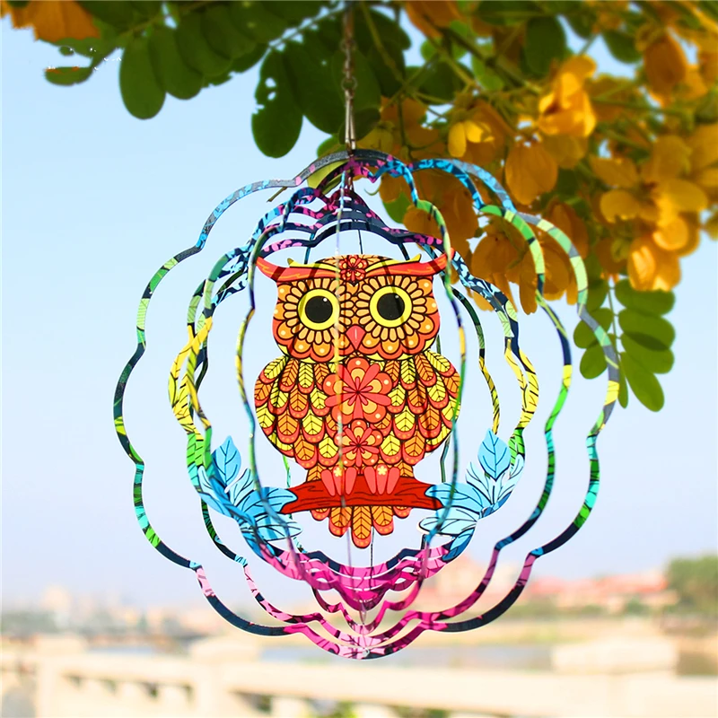 3D Rotating Wind Spinner Silent Hollow Wind Chime Indoor Window Hanging Ornament Crafts Garden Yard Decoration 30X30CM
3D Rotating Wind Spinner Silent Hollow Wind Chime Indoor Window Hanging Ornament Crafts Garden Yard Decoration 30X30CM