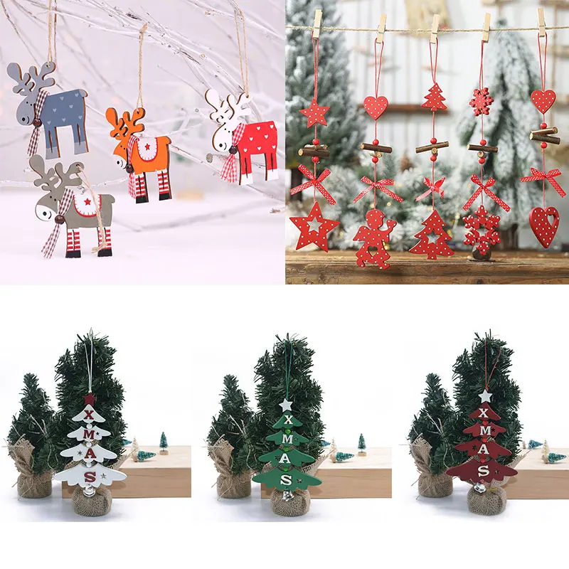 Natural Wood Christmas Ornaments Pendant Hanging Decoration Elk Christmas Tree Heart Star Snowflake Christmas Hanging Ornaments
Natural Wood Christmas Ornaments Pendant Hanging Decoration Elk Christmas Tree Heart Star Snowflake Christmas Hanging Ornaments