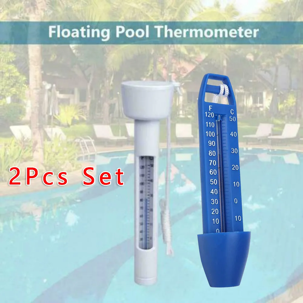 2Pcs/Set Pond Floating Thermometer Spa Hot Tub Swimming Pool Water Temperature String For Swimming Pools Hot Tub Spa For Read
2Pcs/Set Pond Floating Thermometer Spa Hot Tub Swimming Pool Water Temperature String For Swimming Pools Hot Tub Spa For Read