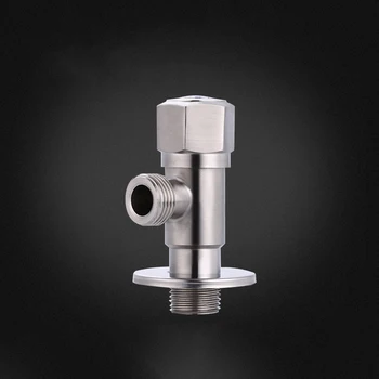 Stainless Steel G1/2 Thread Inlet Outlet Triangle Valve Hot and Cold Water Valve Bathroom Connector for Toilet Basin Water Heat
Stainless Steel G1/2 Thread Inlet Outlet Triangle Valve Hot and Cold Water Valve Bathroom Connector for Toilet Basin Water Heat