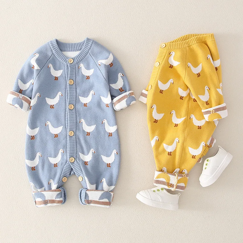 Baby Sweater Newborn Clothes Spring Suit Baby Jumpsuit Bottom Knit Climbing Suit Baby Boy Rompers Baby Boy Winter Clothes
Baby Sweater Newborn Clothes Spring Suit Baby Jumpsuit Bottom Knit Climbing Suit Baby Boy Rompers Baby Boy Winter Clothes