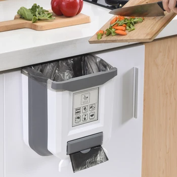 Waste-Bin Toilet Hanging Cabinet Folding Kitchen Door Hanging Trash Car Garbage Can Home Room Garbage Retractable Basket new
Waste-Bin Toilet Hanging Cabinet Folding Kitchen Door Hanging Trash Car Garbage Can Home Room Garbage Retractable Basket new