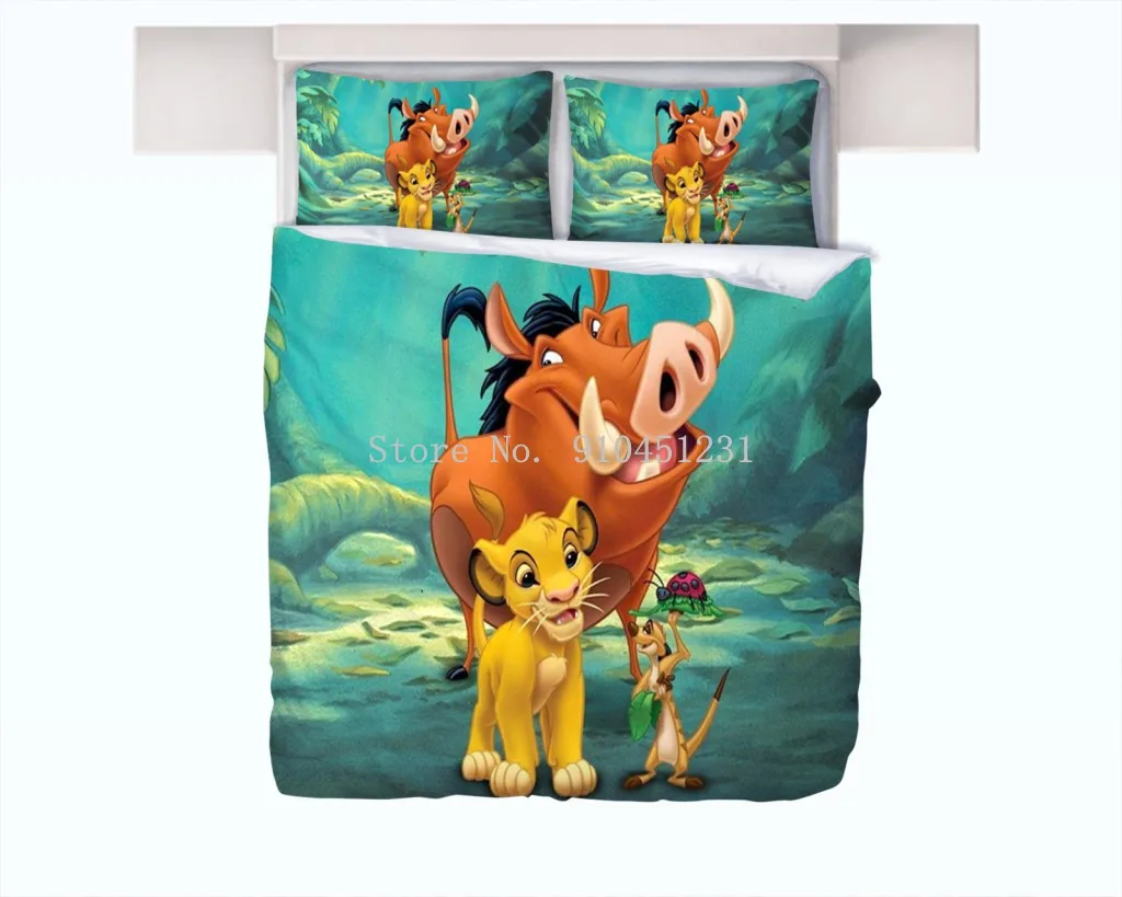 Cartoon Disney Lion King Simba Bedding Set Duvet Covers Pillowcases Bed Comforter Cover Baby Children Adult Boys Gift Bedclothes Cartoon Disney Lion King Simba Bedding Set Duvet Covers Pillowcases Bed Comforter Cover Baby Children Adult Boys Gift Bedclothes