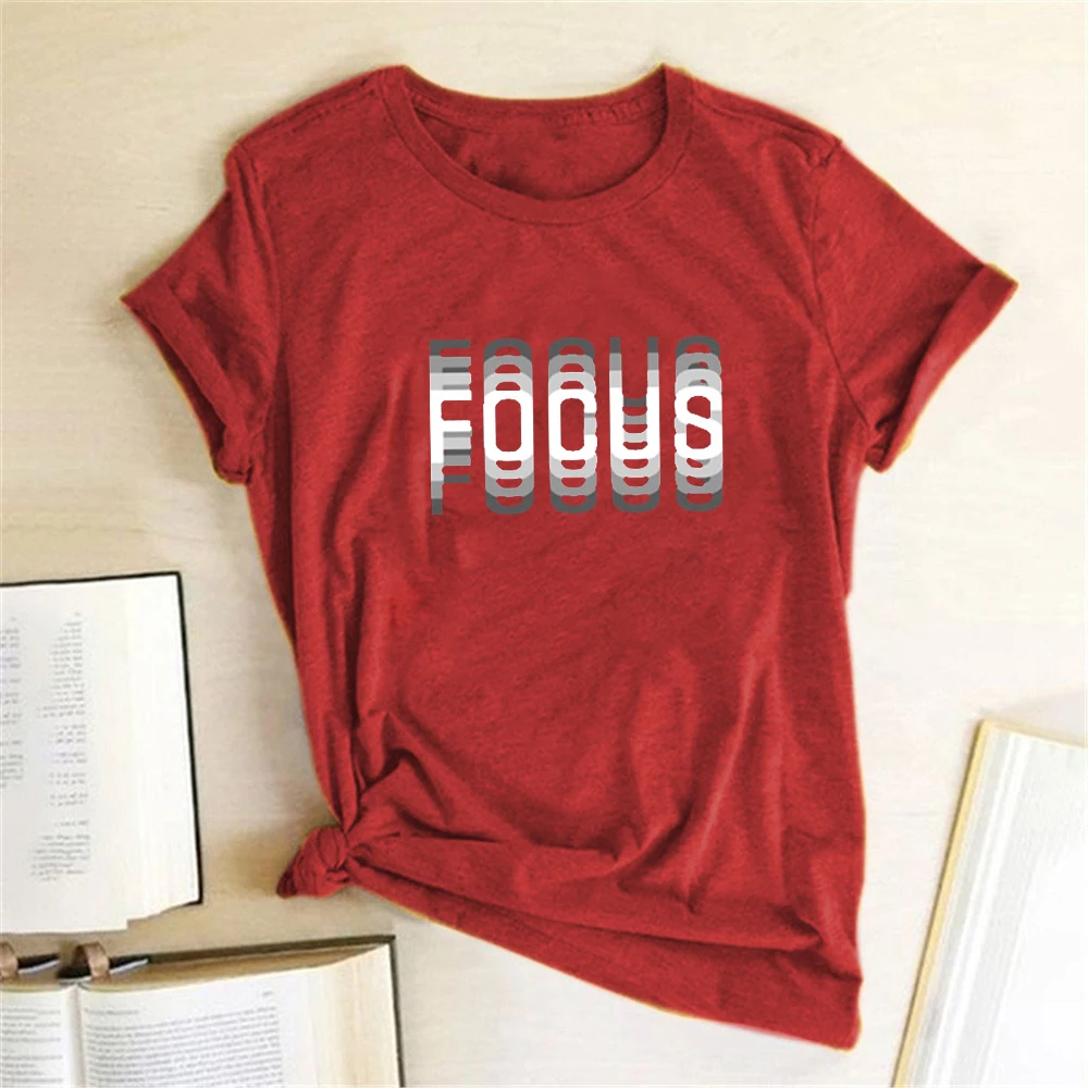 Focus 3D Graphic Print T-shirts Free Shipping JKP4747