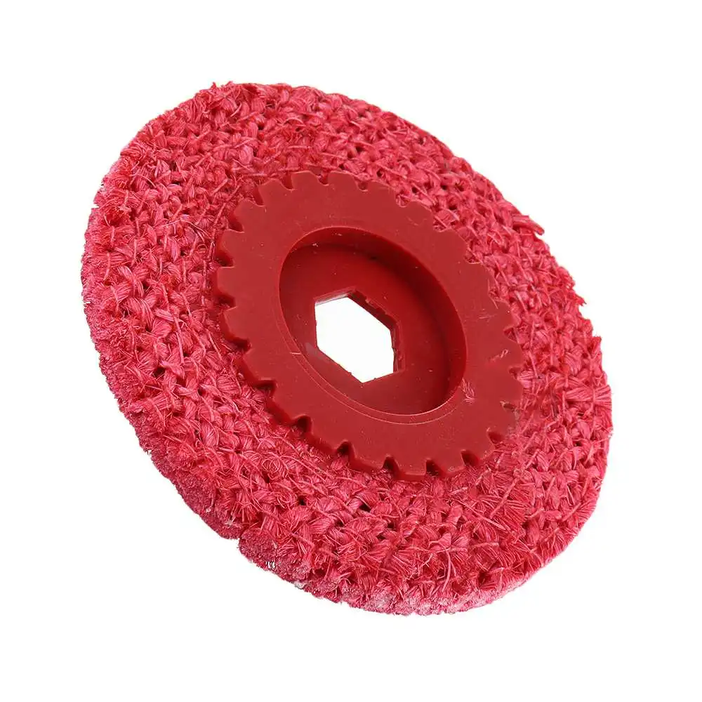Stainless steel metal rough grinding angle grinder polishing tool red hemp rope polishing wheel
Stainless steel metal rough grinding angle grinder polishing tool red hemp rope polishing wheel