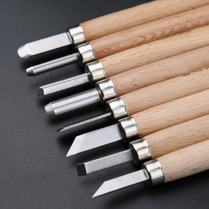 Gouge Lathe Carving 8/10/12pc Chisel Gouge Lathe Carving 8/10/12pc Chisel