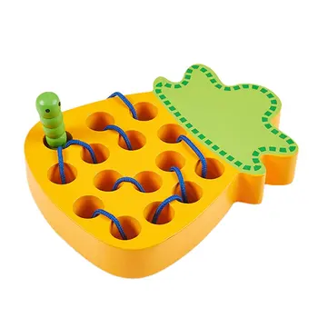 Small Insects Eating Threading Caterpillars Twisted Insects Wearing Ropes, Early Childhood Educational Game Toys
Small Insects Eating Threading Caterpillars Twisted Insects Wearing Ropes, Early Childhood Educational Game Toys