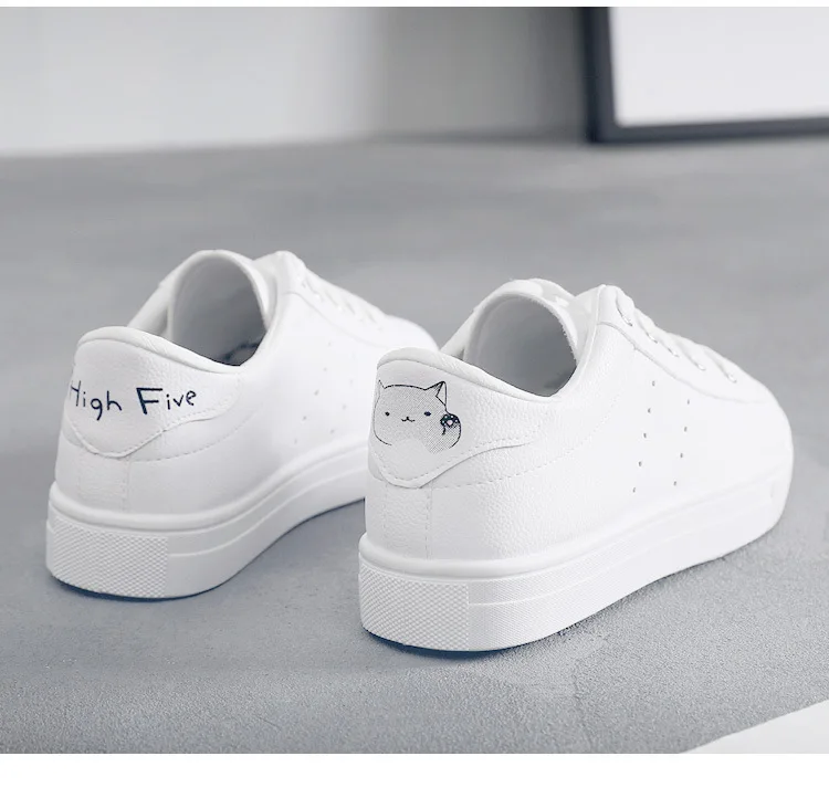 Autumn Fresh Printing Low Help Flat Bottom Small White Shoes Schoolgirl Ventilation Leisure Time All-match Shoes Zapatos Mujer
Autumn Fresh Printing Low Help Flat Bottom Small White Shoes Schoolgirl Ventilation Leisure Time All-match Shoes Zapatos Mujer