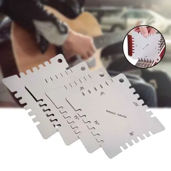 4pcs Fingerboard Professional Accessory Repair Accurate Luthier Tool Radius Gauge Set Guitar Notched Setup Measure Ruler
4pcs Fingerboard Professional Accessory Repair Accurate Luthier Tool Radius Gauge Set Guitar Notched Setup Measure Ruler