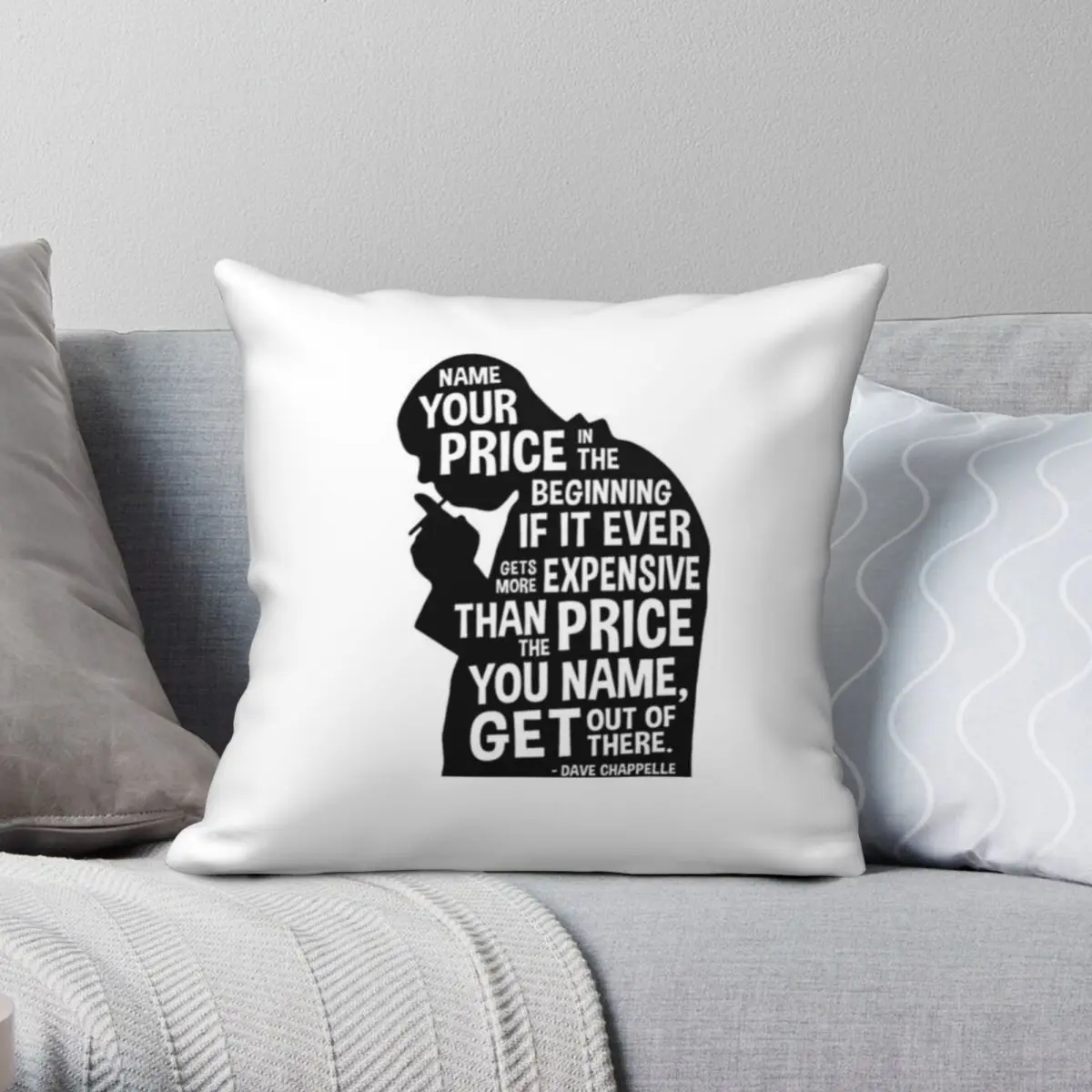 Dave Chappelle Quotes Square Pillowcase Polyester Linen Velvet Pattern Zip Decor Throw Pillow Case Room Cushion Case Wholesale
Dave Chappelle Quotes Square Pillowcase Polyester Linen Velvet Pattern Zip Decor Throw Pillow Case Room Cushion Case Wholesale
