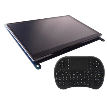 7 Inch Capacitive Touch Screen TFT LCD Display HDMI Monitor Module 1024x600 for Raspberry Pi With Wireless Keyboard Touch Mouse
7 Inch Capacitive Touch Screen TFT LCD Display HDMI Monitor Module 1024x600 for Raspberry Pi With Wireless Keyboard Touch Mouse