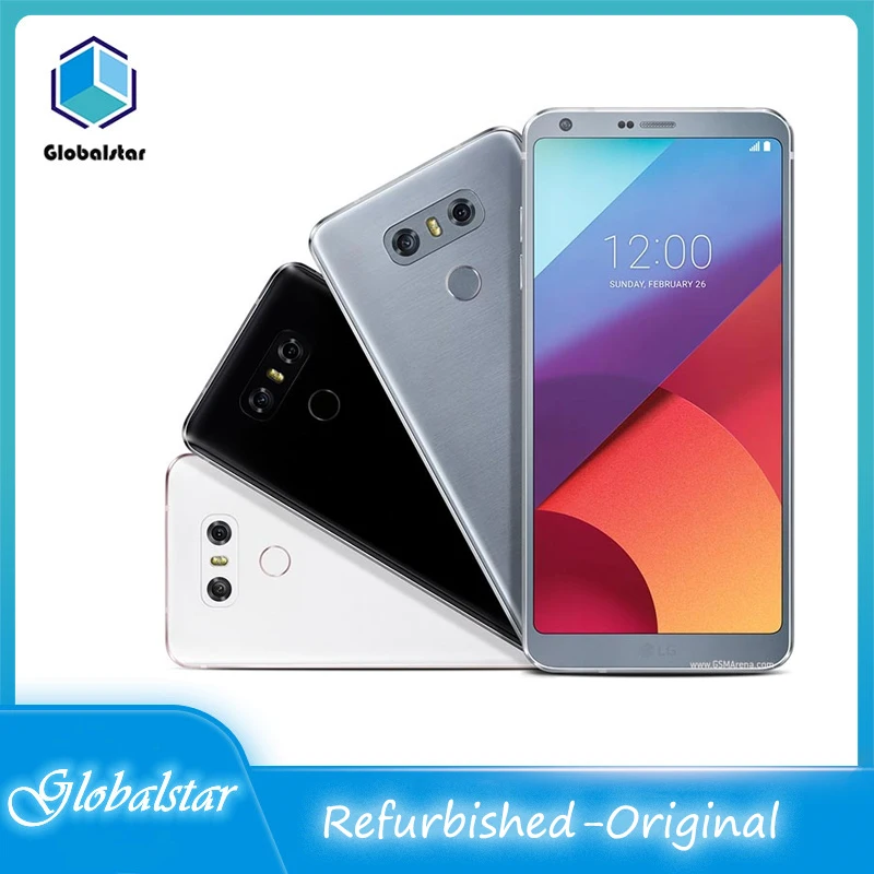 Оригинальный Восстановленный разблокированный сотовый телефон LG G6 H872 5 7 дюйма 4
